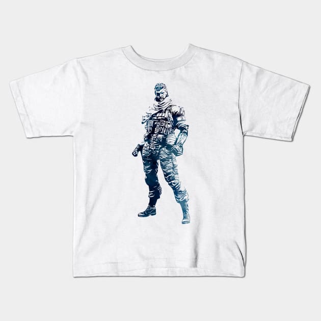 Venom Snake - Big Boss [METAL GEAR SOLID] Kids T-Shirt by Naumovski